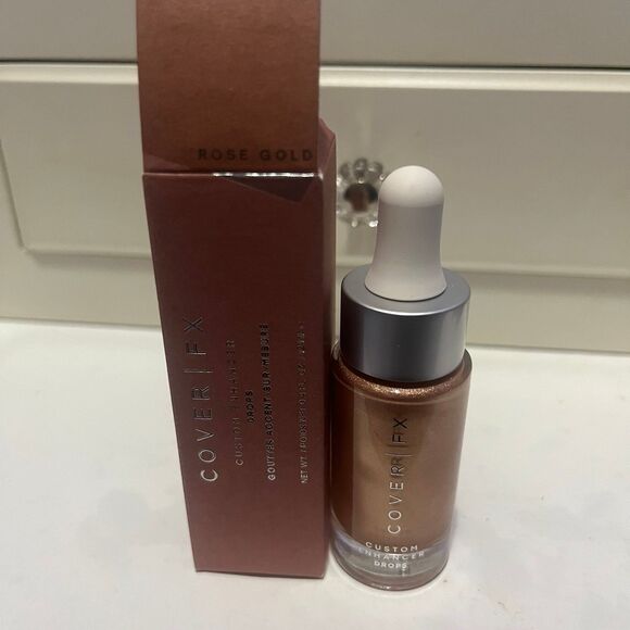 Cover FX Custom Enhancer Drops in Rose Gold NWB - Picture 1 of 12